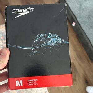 Speedo Men's Edge Splice Jammer Navy/Red